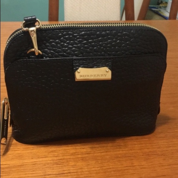 Genuine Harrogate  Burberry Black Leather Purse - Picture 2 of 8